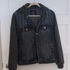 Levi's Denim and Charcoal Hooded Jacket